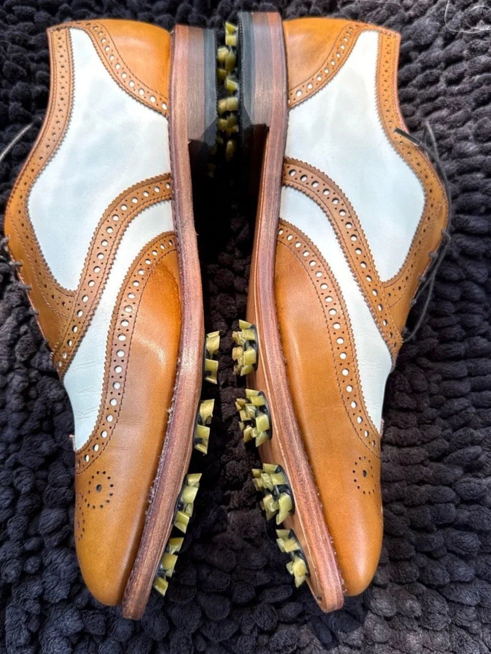 Designer GOLF SHOES! Allen Edmonds Honors Collection Heritage Brogue Oxfords
